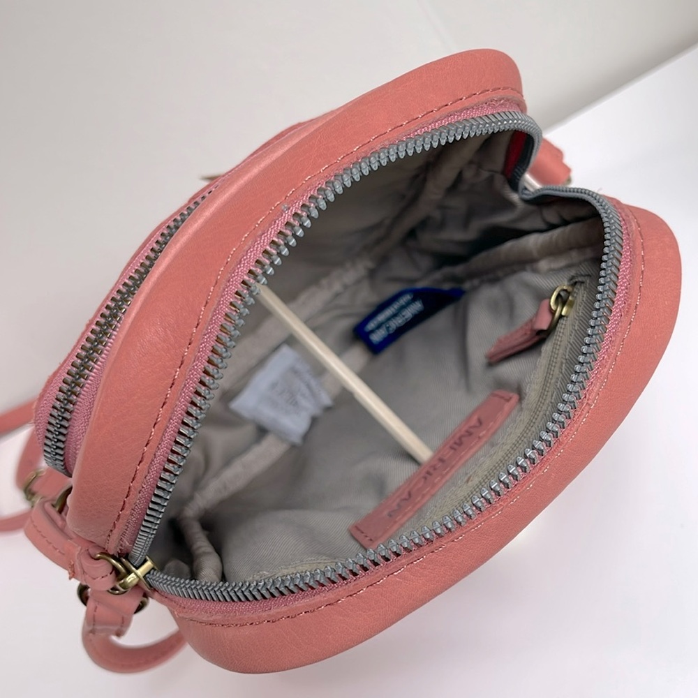 American Leather Co. Cleveland NS Crossbody In Sunkissed  New With Tag 🏷️ - Picture 7 of 10